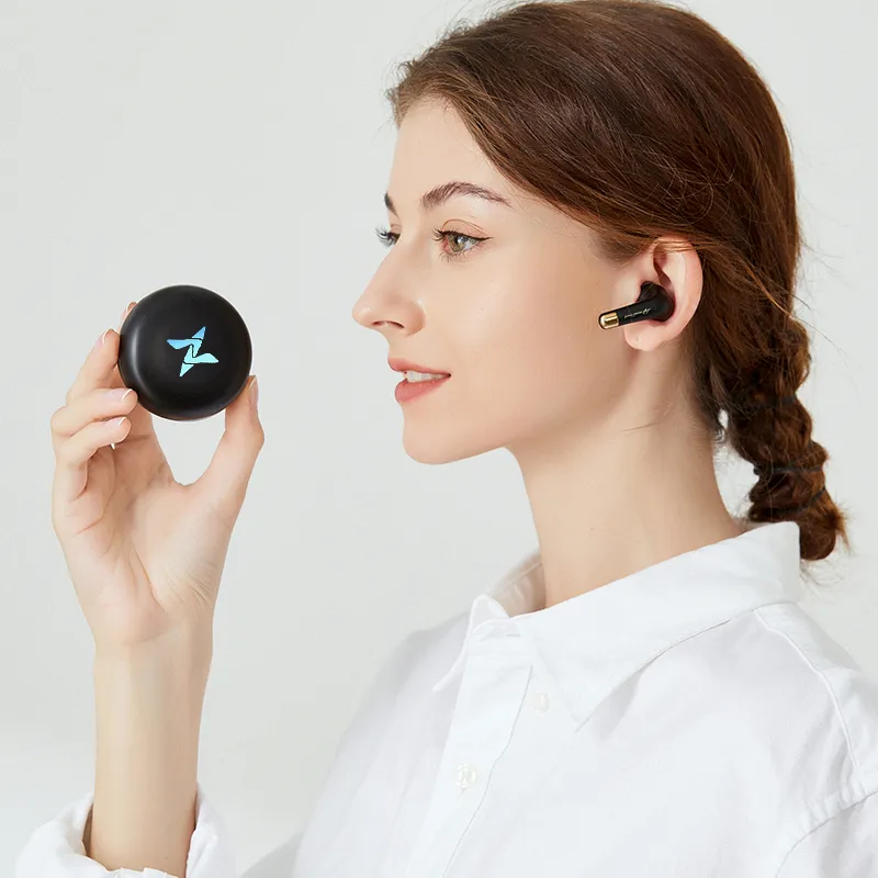 ENC Dual Microphones Bluetooth 5.2 TWS Earbuds,  Qualcomm QCC3040 Aptx